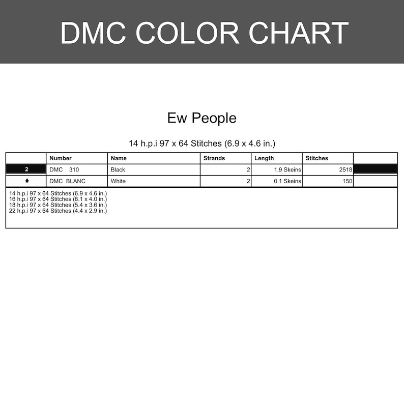 Ew, People Black Cat Cross Stitch Pattern, Instant Download PDF, Digital Download image 7