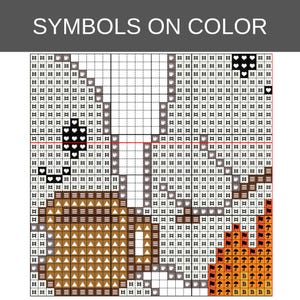 Spöken lägereld korsstygnsmönster, Rozing marshmallows höstnatt nålsticksdiagram, kuslig säsong mysig höstpyssel digital nedladdning bild 7