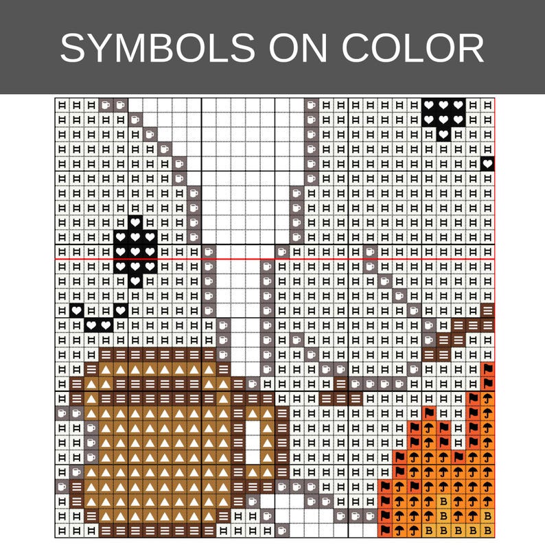 Spöken lägereld korsstygnsmönster, Rozing marshmallows höstnatt nålsticksdiagram, kuslig säsong mysig höstpyssel digital nedladdning bild 7