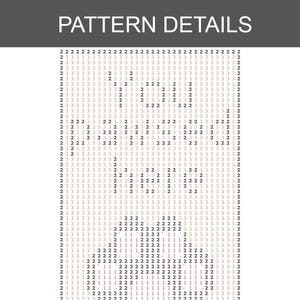 K&ouml;nnte beinhalten: Digitales Muster mit dem Text "PATTERN DETAILS" oben. Das Muster besteht aus Reihen der Zahlen 2 und 3, wodurch ein texturierter Effekt entsteht. Der Hintergrund ist wei&szlig;.