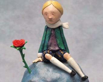 Little Prince figurine ooak Petit Prince figure sculpture