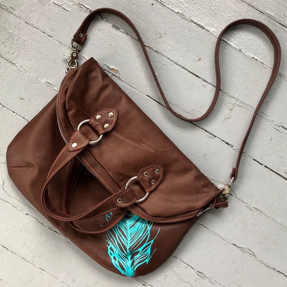 large fold over purse