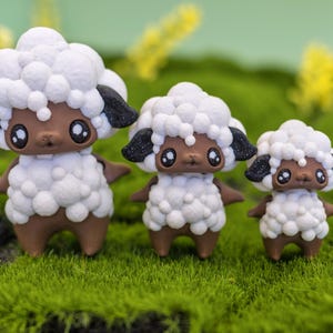 Schaf Gelenk-Fidget-Spielzeug für Kinder und Erwachsene, 3d gedrucktes sensorisches und Stim-Werkzeug, ADHS-Schreibtischhaustier, niedliches Bücherregaldekor, Osterei-Stuffer,