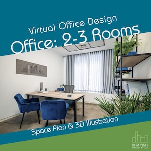 Office 3D Visualization Services, Personalized Office Layout Plan, 3D ...