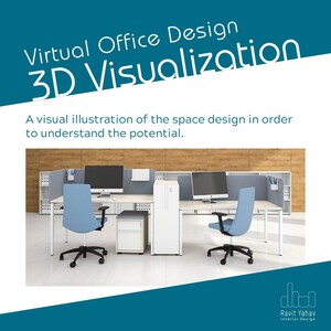 Office 3D Visualization Services, Personalized Office Layout Plan, 3D ...