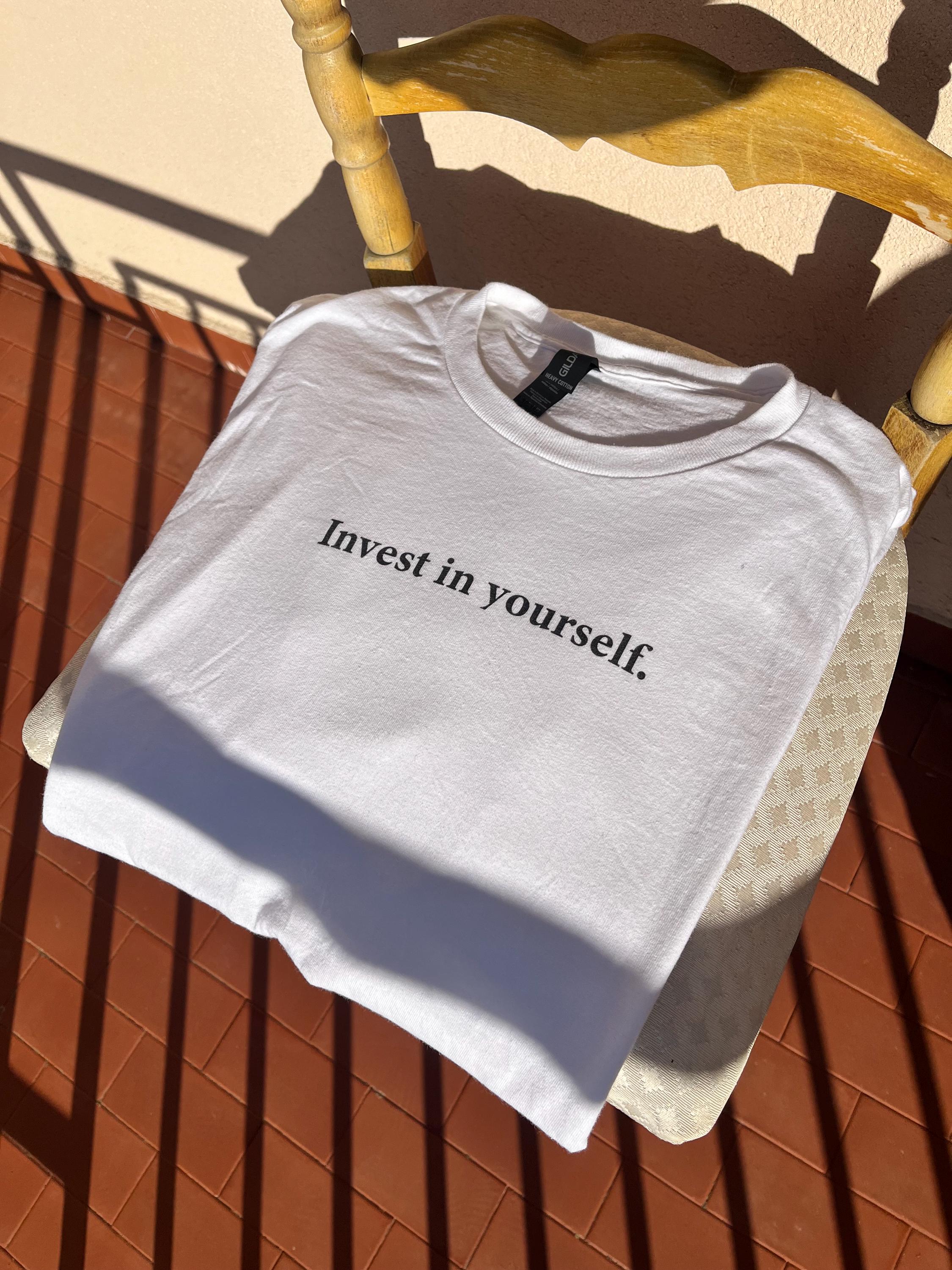 Invest in yourself T-shirt, Unisex, finance shirt, finance gift, finance, financial planner, accountant shirt, stock market, money shirt