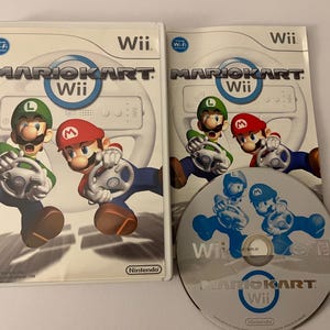 Mario Kart Nintendo Wii Game Tested Complete in Box with Manual  Great Condition Mario Luigi Racing Game Free Shipping Retro Video Games