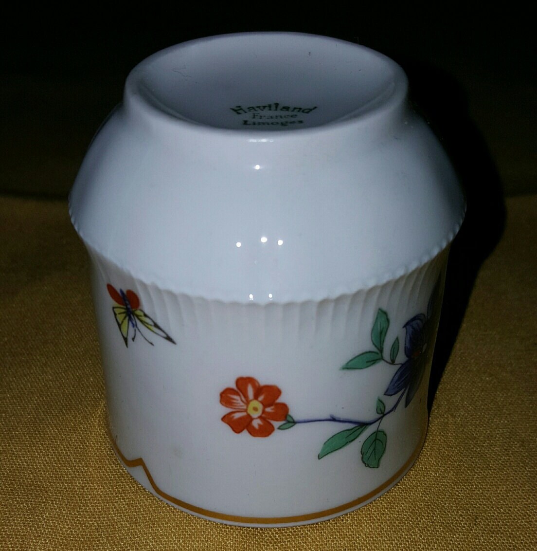 HAVILAND FRANCE LIMOGE Rare Teacup Unusual Shalimar Haviland Limoges