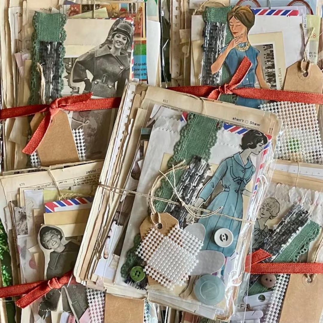 Junk Journal Kit - Ephemera Selection - Etsy