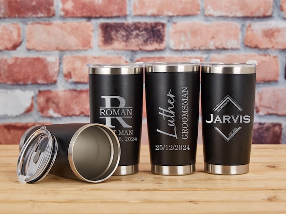 Groomsmen Gifts,Custom Tumbler for Men,Insulated Tumbler,Groomsmen Proposal, Best Man,Father of the Groom,Gifts for Dad, Boyfriend, Husband