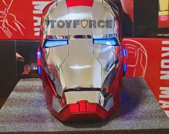 IRONMAN MK5 Helmet Chrome SILVER