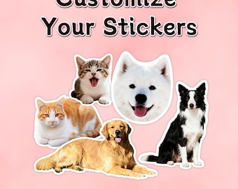 Custom Pet Stickers – Personalized Waterproof Vinyl Decals