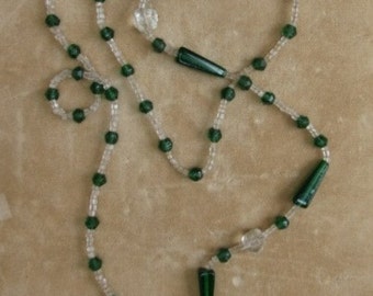 Delicate Vintage Glass Beaded Necklace