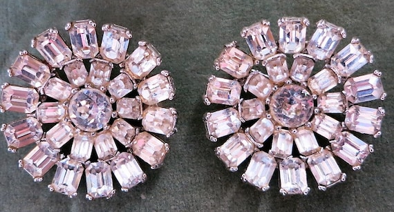 A Pair of Matching Rhinestone Pins by Bogoff - image 1