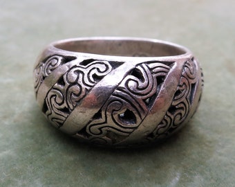 A Sterling Silver Ring in a Size 9
