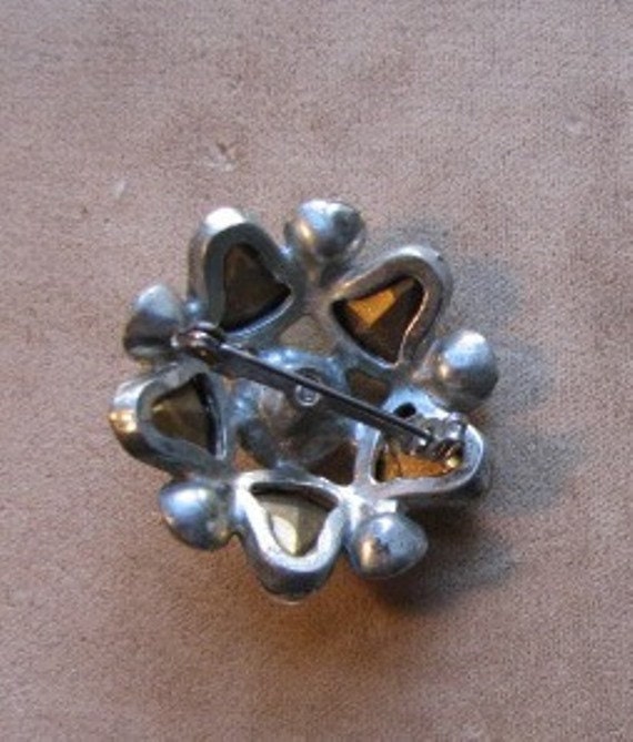 A Vintage Rhinestone Pin - image 2