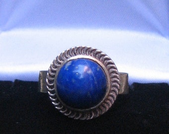 Sterling Silver and Blue Lapis Ring