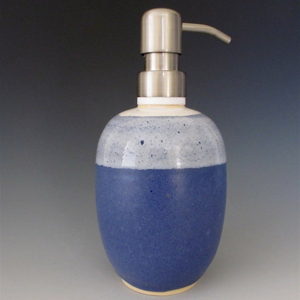 Soap or Lotion Dispenser. Brushed Metal Pump