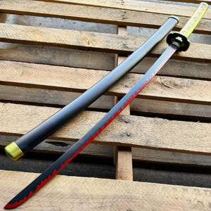 METAL Demon Anime 1095 High Quality Katana, Slayer Katana, Real Japanese Samurai Sword, Handmade Anime Katana, Full Tang, High-carbon steel