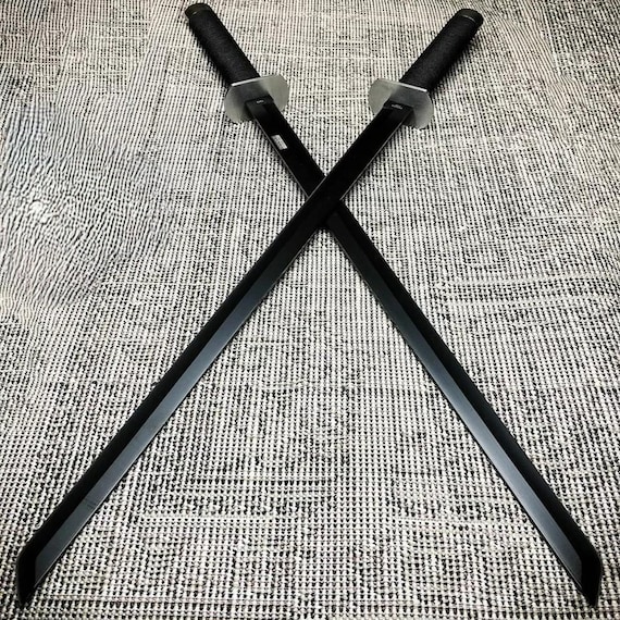 2 PC Double Twin Ninja Samurai Sword, Samurai Twin Katana Set