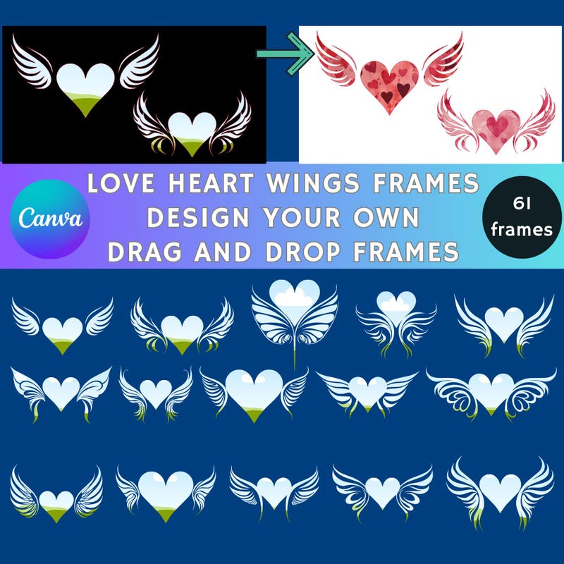 Angel Wing Photo Frame - Etsy