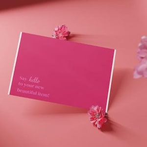DIY Thank You For Your Order CARD