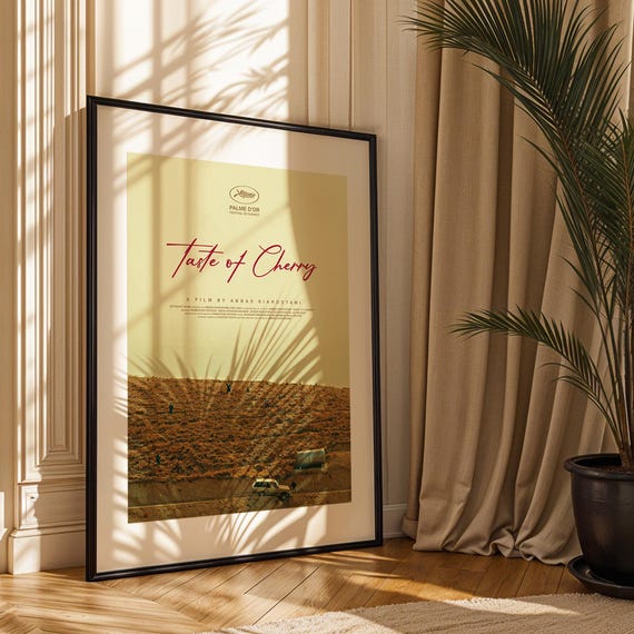 Taste of Cherry Movie Poster | Arthouse Film Print (digital