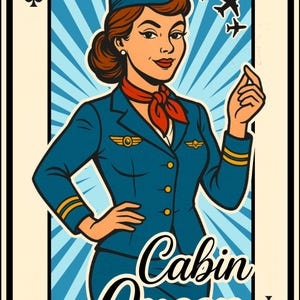 Camiseta de comissária de bordo, camiseta engraçada da rainha da aviação, gráfico de baralho da rainha da cabine, presente de viagem para funcionários de companhias aéreas
