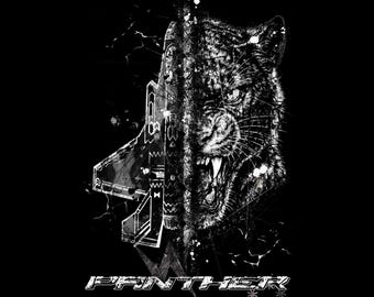 Camiseta com estampa do caça F-35 Panther, ideal para pilotos de aviação e militares. Perfeito para presentear com um jato furtivo.
