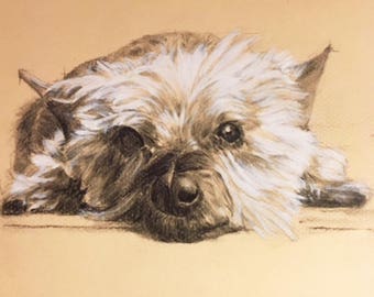 YORKIE  PORTRAIT SAMPLE,  Yorkie Gifts for Dog Owners