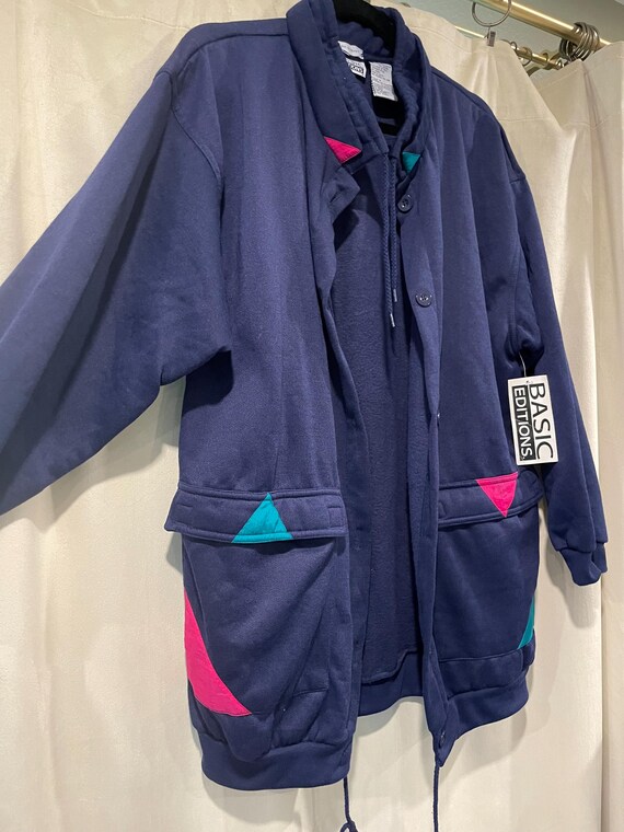 Oversized 90s Vintage Basic Editions Jacket Size M - image 2