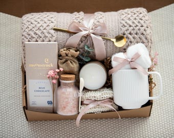 Spa Kit Gift Self Care Package Thank you Gift Set Hygge Gift Box Thinking Of You Box Gift For Friend Self Care Basket Gift for Mom