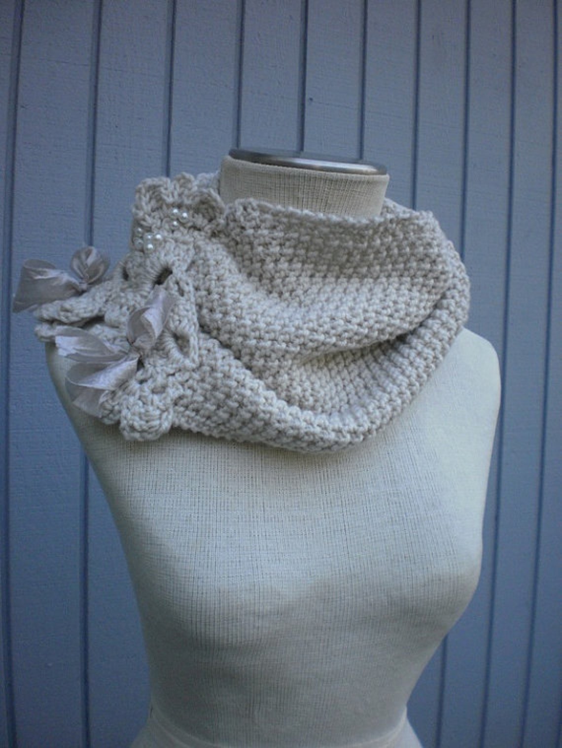 Knitting scarf accessories scarf cowl warm scarf | Etsy