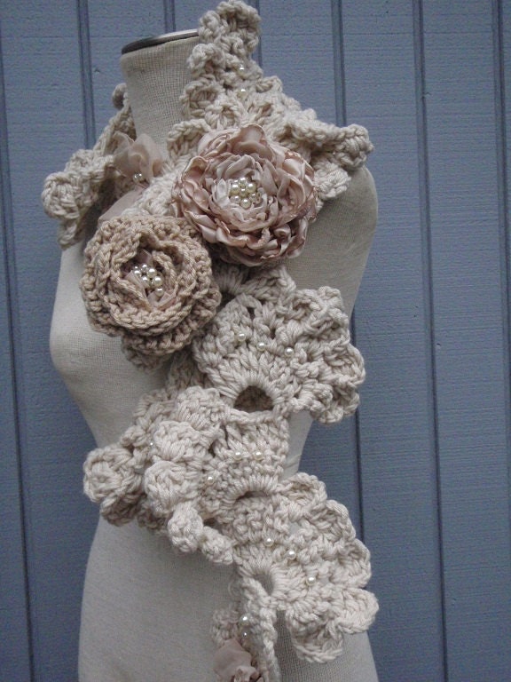 Crochet scarf long scarf winter scarf warm scarf soft | Etsy