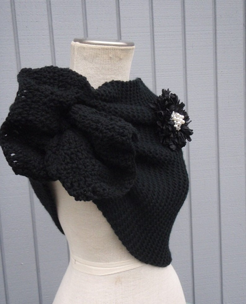 Bridal shawl wedding shawl womens shawl black shawl Etsy