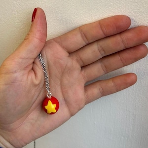 Corali Circus Mouse Ball Silver Pendant Necklace.