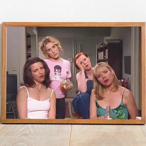 SATC Funny TV Scene, Funny Bathroom Poster, Bathroom Wall Art, Funny Bathroom Wall Decore, Altered Art, Funny Bathroom Wallart