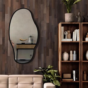 Asymmetrical Mirror, Irregular Mirror, Mirror Wall Decor, Abstract Mirror, Elegant Mirror for Chic Homes, housewarming gift , bottlecam