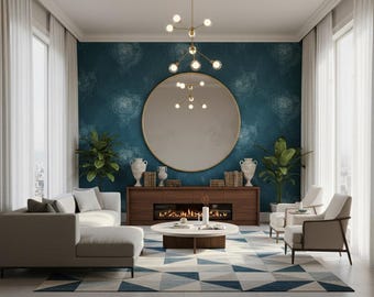 Custom Round Wall Mirror, Modern Home Decor
