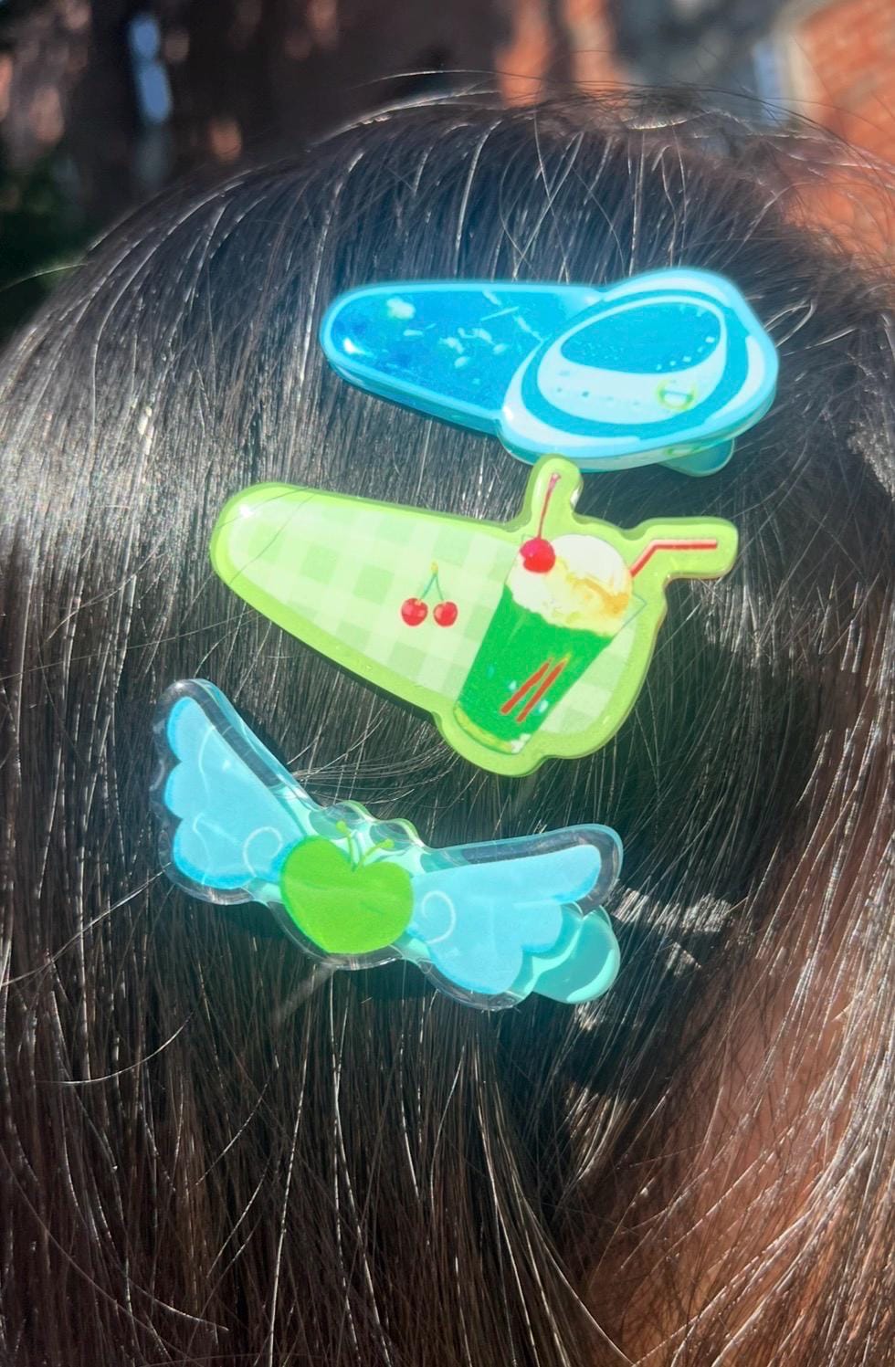 melon様髪飾りorder ♡ Melon Soda Hair Clip - Etsy