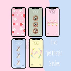Sfondo primaverile per iPhone - Sfondo primaverile - Schermata di blocco del telefono con effetto primaverile