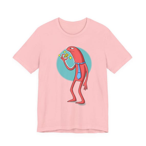 Alan and His Cheese Graphic T-shirt, Smiling Friends Tee, Cartoon
