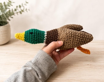 Mallard Duck Crochet Plush |  Stuffed Animal Toy