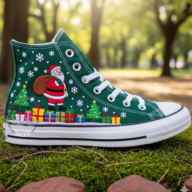 コンバース　converse クリスマス　木製　インテリア　サンタ　ヴィンテージ CONVERSE - 激レア コンバースオールスター デッドストック 限定