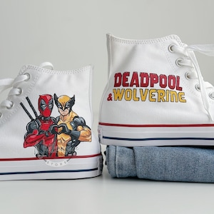 Custom Cartoon Character Handmade Painted Chuck Taylor Converse Shoes Movie Inspired Painted Sneakers Birthday Gift For Her