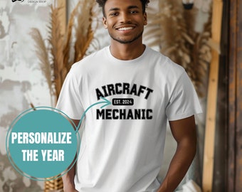 Aircraft Mechanic Est. Unisex Heavy Cotton Tee, A&P Mechanic