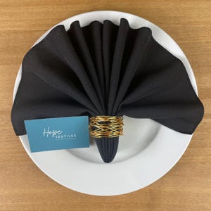 Black Napkins