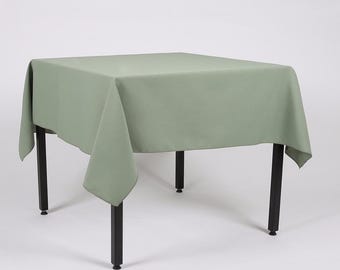 Rectangle Tablecloth in Sage Green