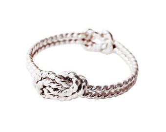 Secret Love Knot | Sterling Silver Ring | Promise Ring | Commitment Ring | Tie The Knot Ring | Alternative Wedding Band| Bridesmaid Gifts