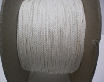 Candle Wicks Braided 60 ft - Candle Wicking- Candle Making Supplies- Candle Wicks - BTY Yardage Lot
